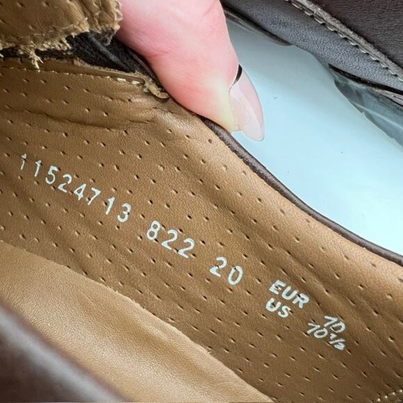 NEW Mephisto Balder Leather Loafers Mens 10.5 Brown Cool Air Casual Slip On main image 8